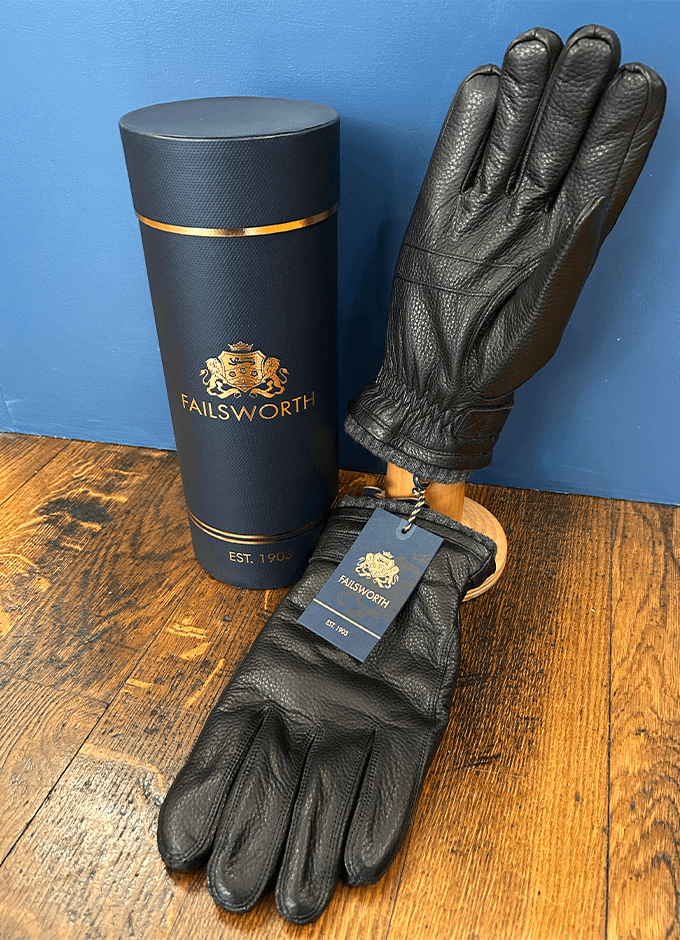 Dutton Deerskin Gloves | Black