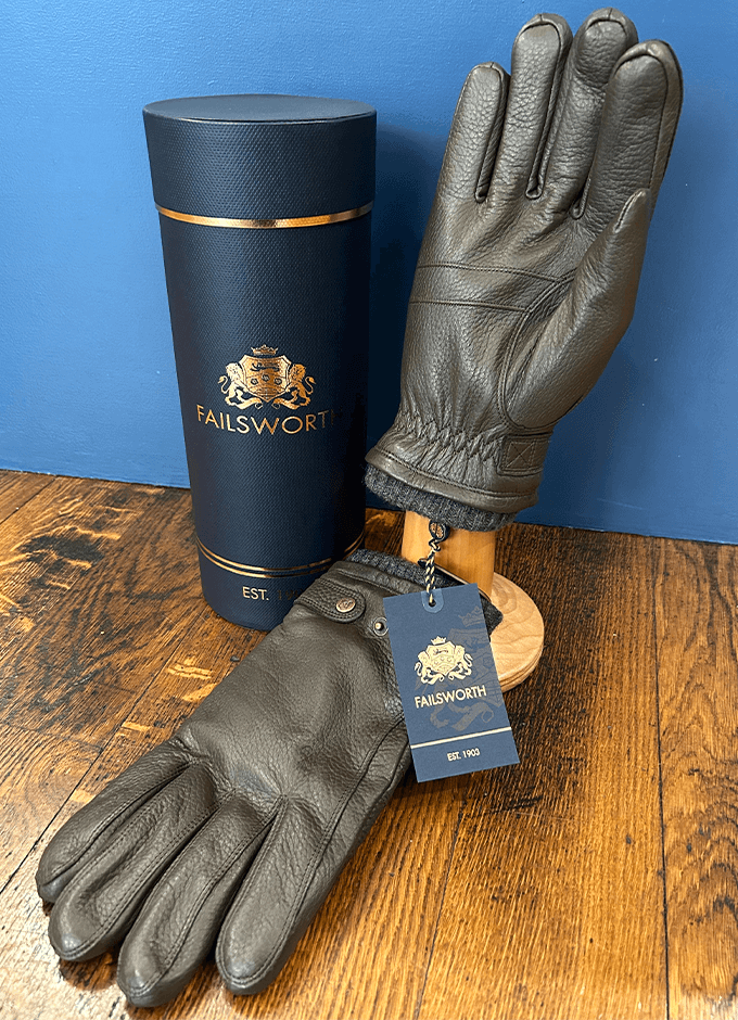 Dutton Deerskin Gloves | Brown
