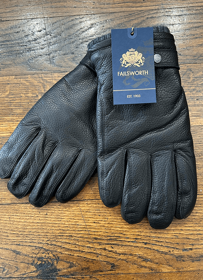 Dutton Deerskin Gloves | Black