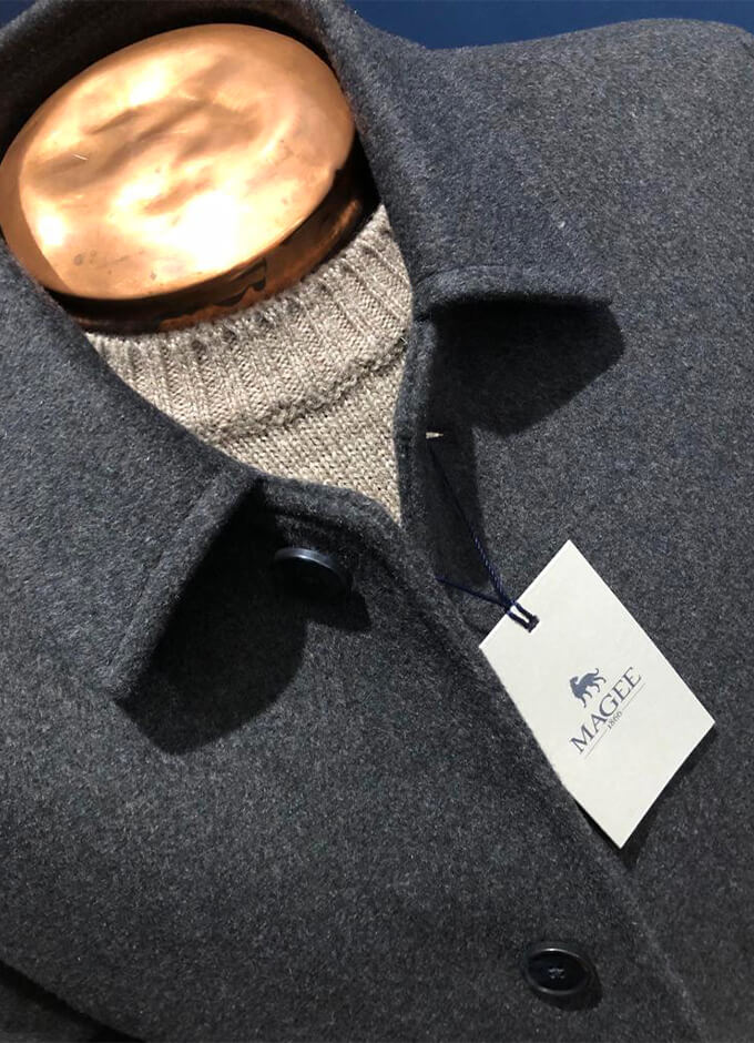 Edergole Wool Overcoat | Charcoal