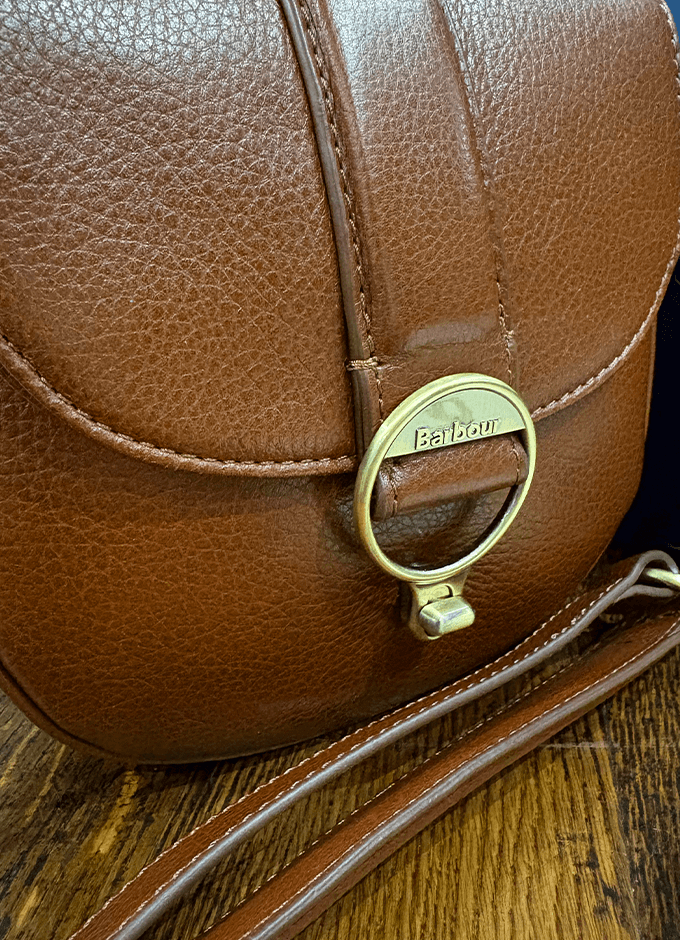 Elm Leather Crossbody Bag | Brown