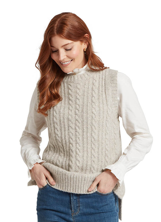 Schoffel Evie Sleeveless Jumper | Cobblestone