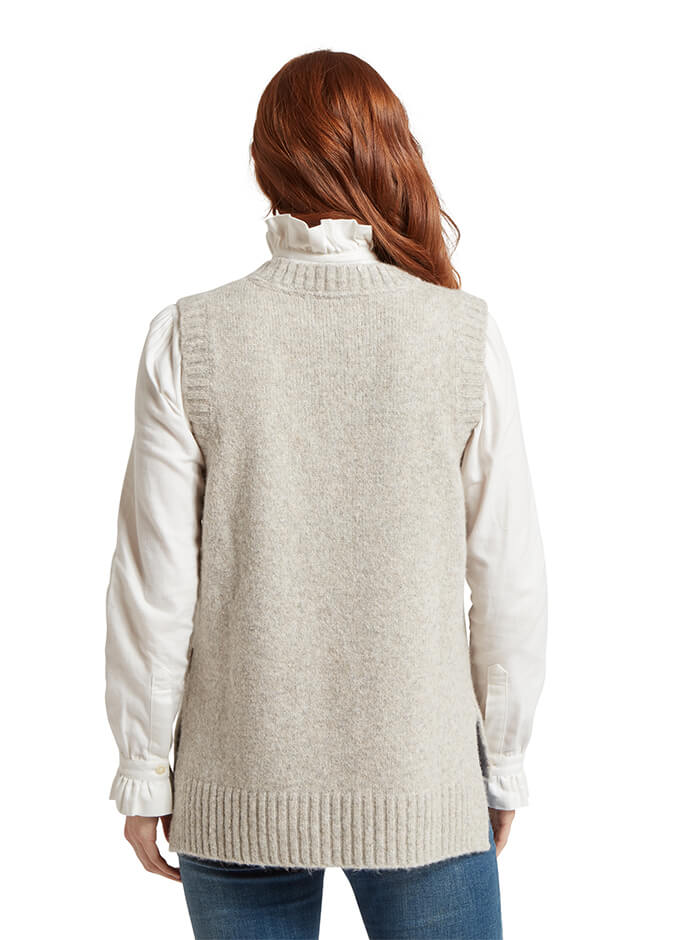 Schoffel Evie Sleeveless Jumper | Cobblestone