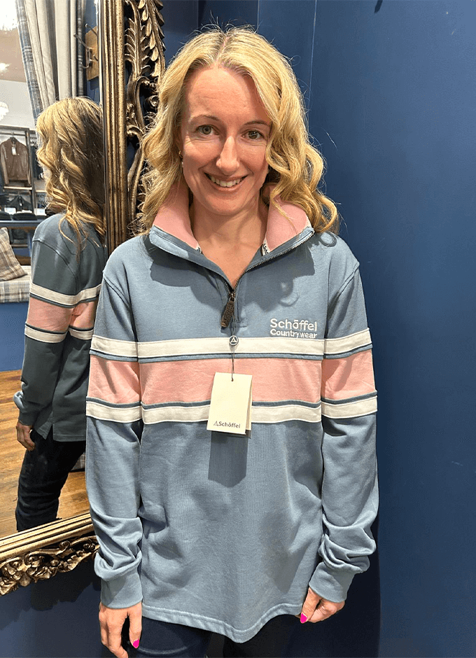 Exmouth Heritage Quarter Zip | Dark Blue