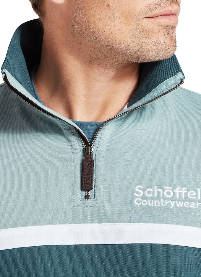 Exmouth Heritage Quarter Zip | Powder Blue