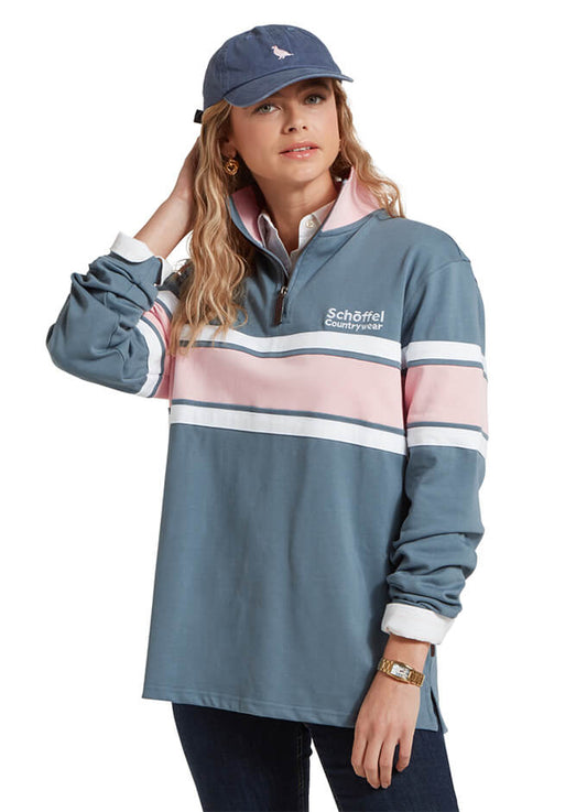 Exmouth Heritage Quarter Zip | Dark Blue