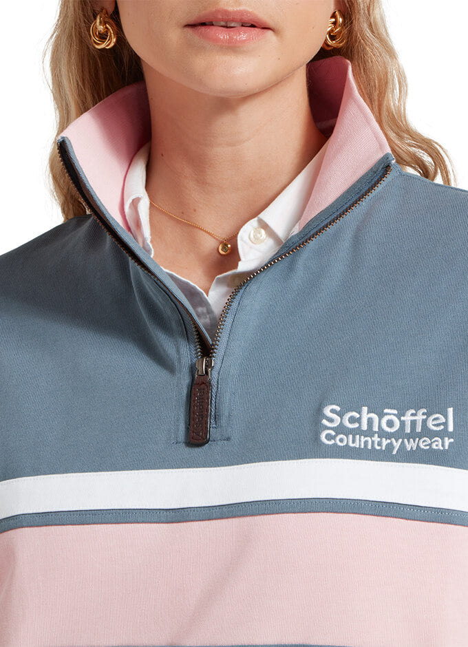Exmouth Heritage Quarter Zip | Dark Blue