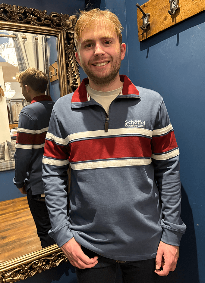 Exmouth Heritage Quarter Zip | Oxford Navy