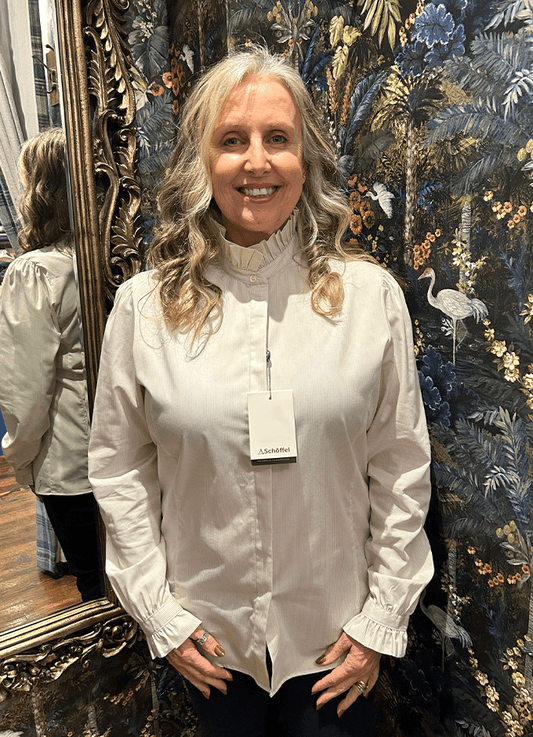 Fakenham Ladies Shirt | Linen Stripe
