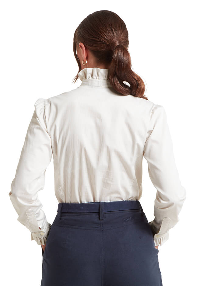 Fakenham Ladies Shirt | Linen Stripe