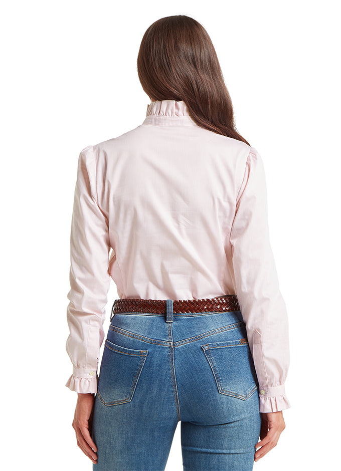 Fakenham Ladies Shirt | Pink Stripe