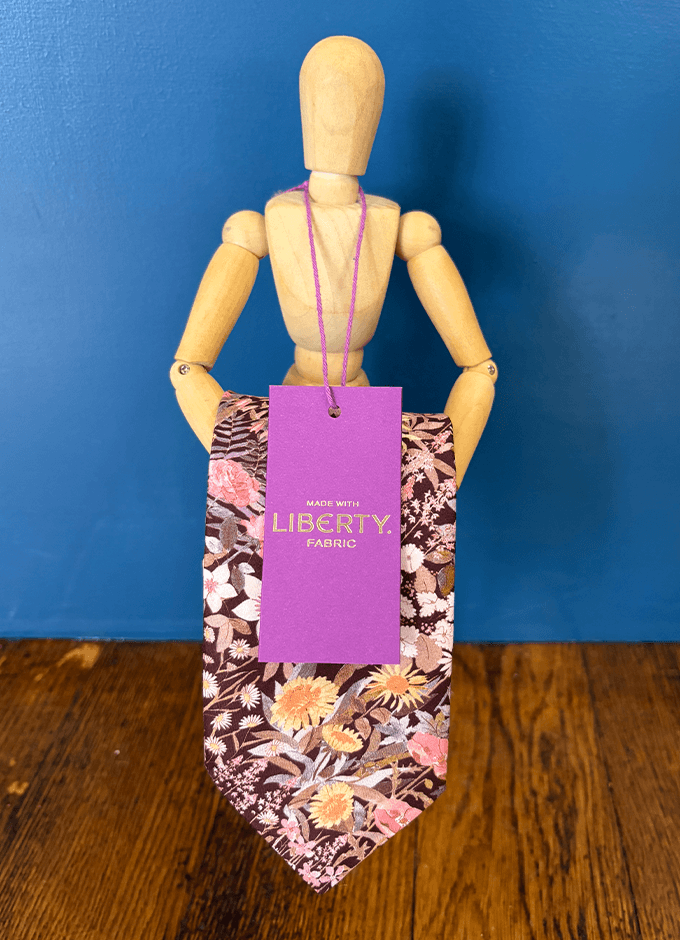 Tie | Faria Pink | Made with Liberty Fabric