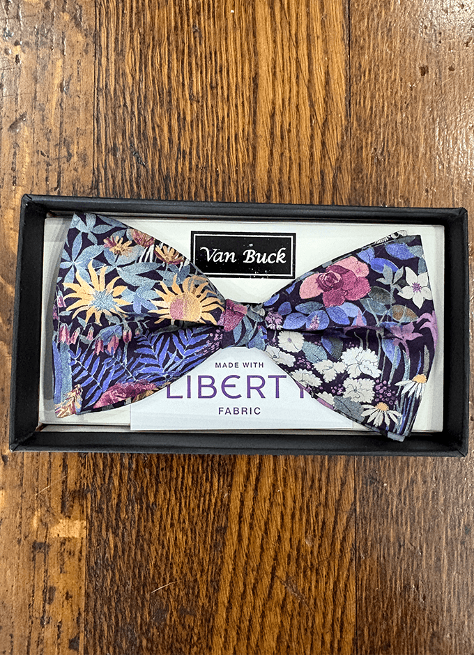 Bow Tie | Faria Purple | Made with Liberty Fabric