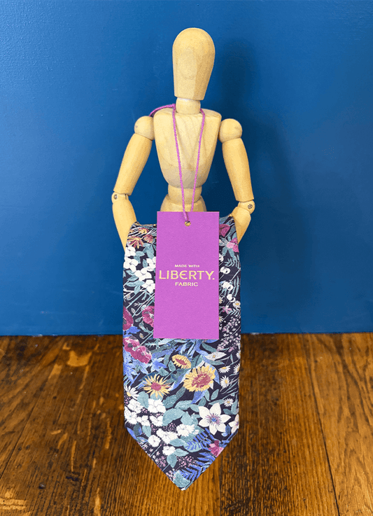Tie | Faria Purple | Made with Liberty Fabric