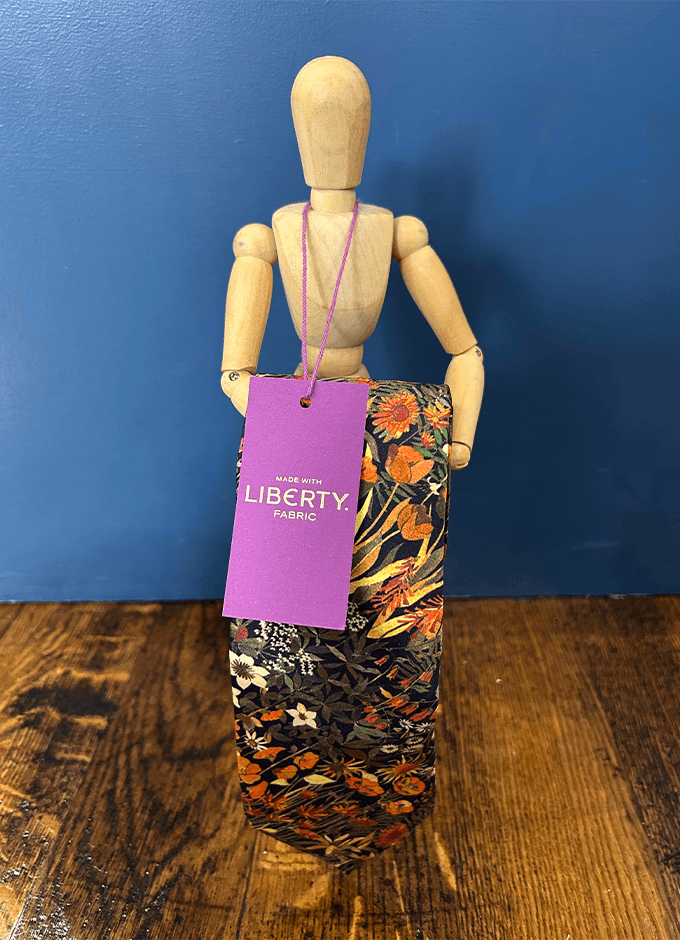 Silk Tie | Faria Flowers | Made with Liberty Fabrics