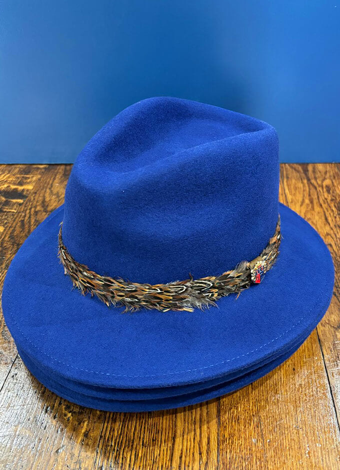 Richmond Ladies Fedora | Blue