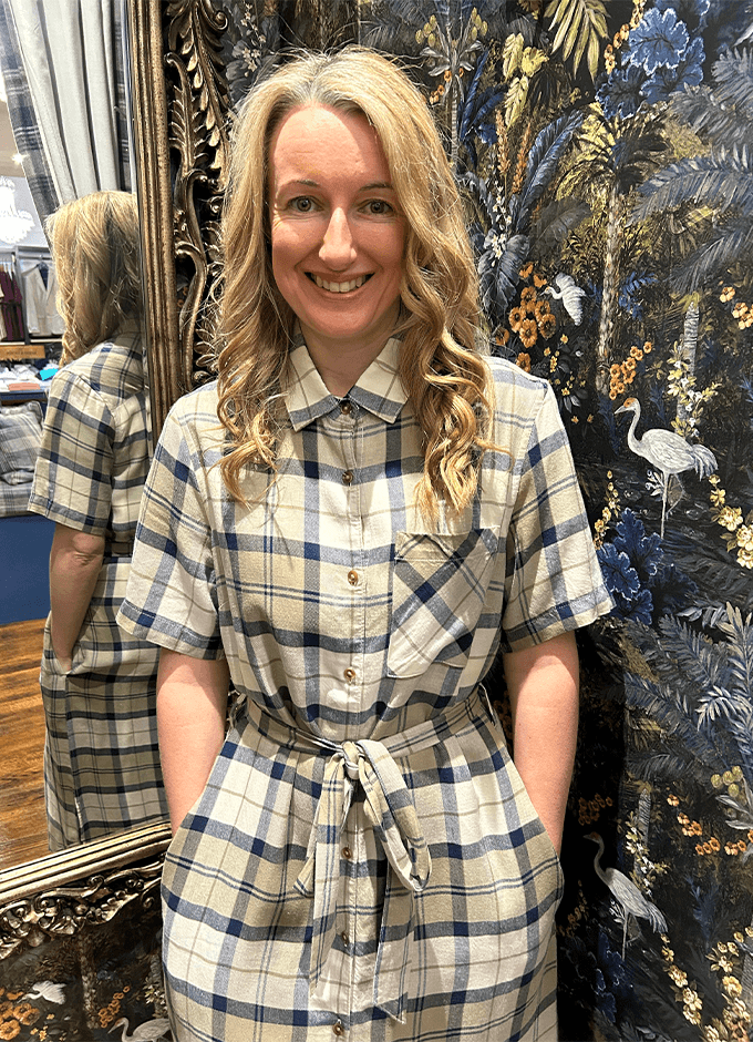 Fern Tartan Midi Dress | Dress Navy Tartan