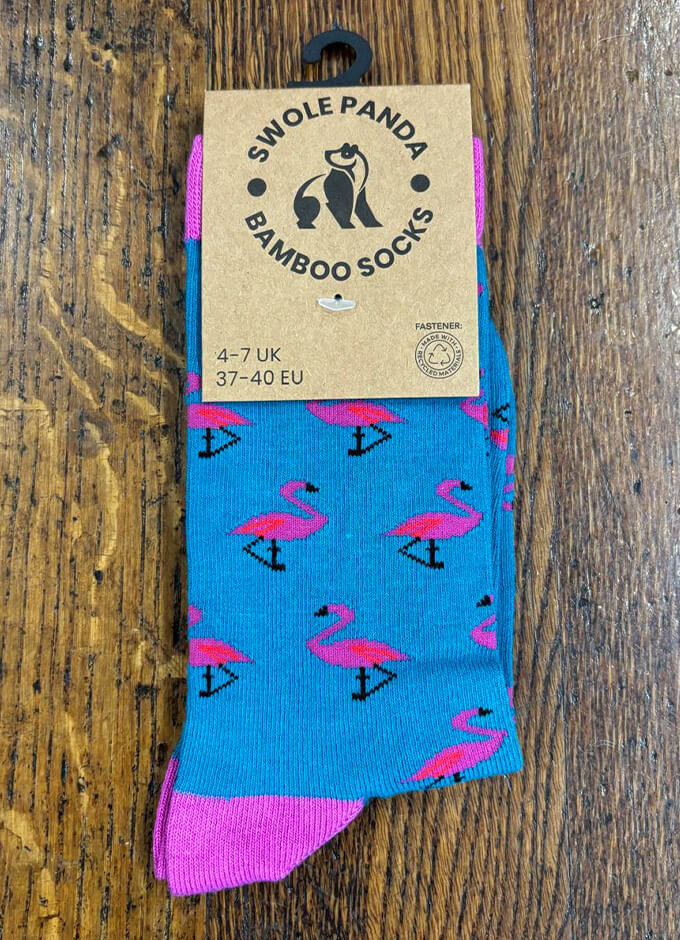 Swole Panda | Flamingo Socks