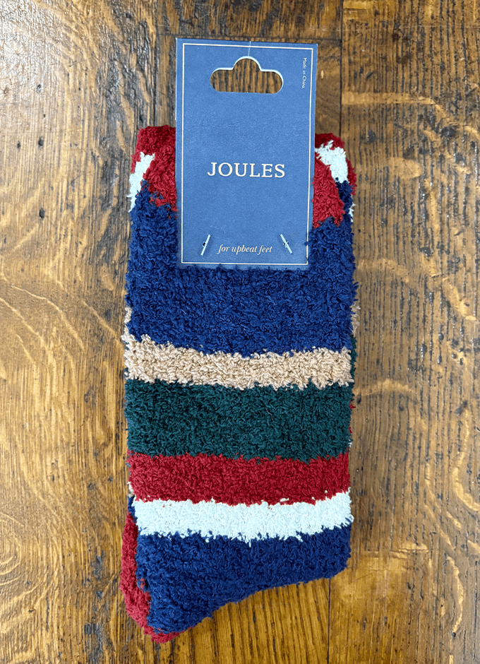 Socks | Fluffy | Navy