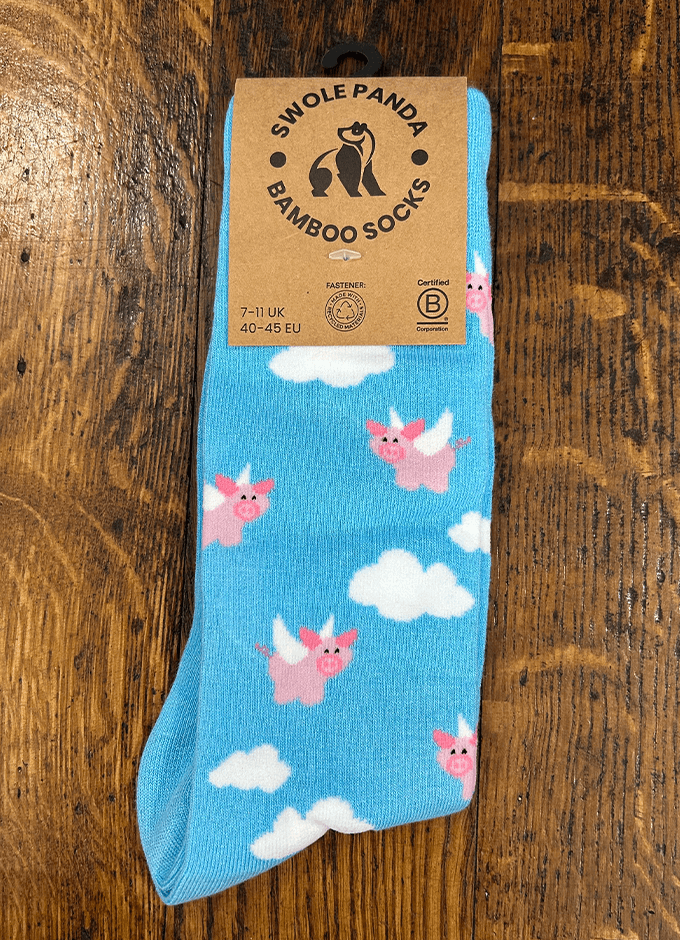 Swole Panda| Flying Pig Socks