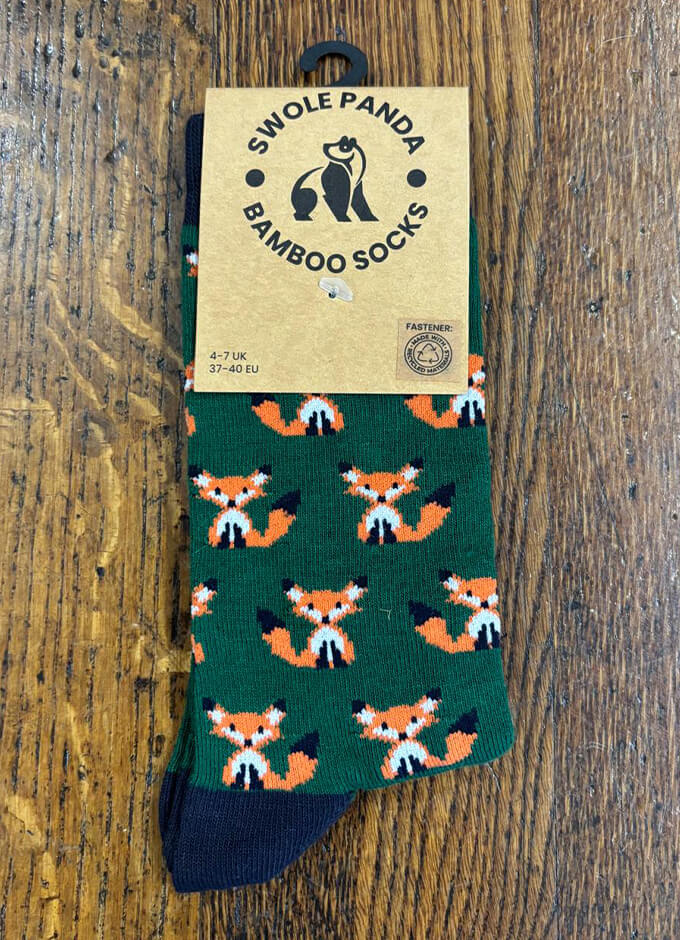 Swole Panda | Green Fox Socks