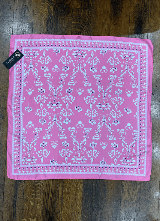 Printed Scarf | Fuchsia Print