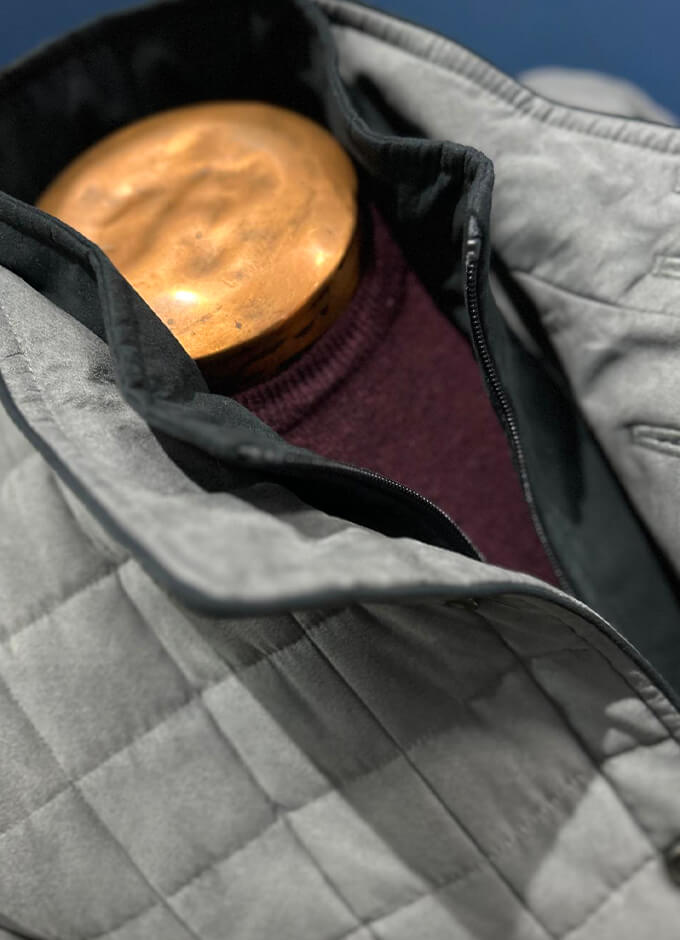 Glenveigh Quilted Coat | Charcoal