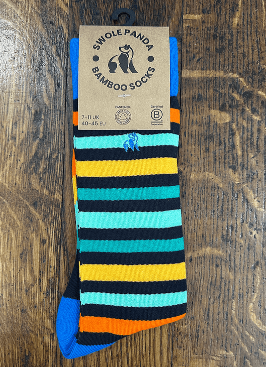 Swole Panda | Gradient Striped Socks