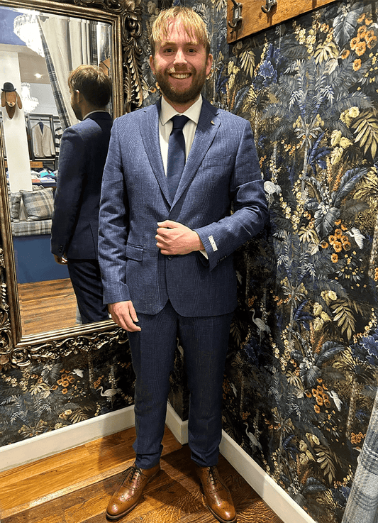 Grafton 2-Piece Suit | Blue Check
