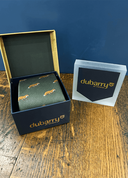 Kavanagh 100% silk woven tie | Olive