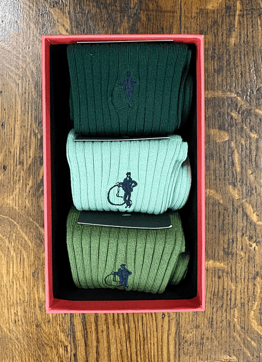 London Sock Company | The Olive 3 Pair Box
