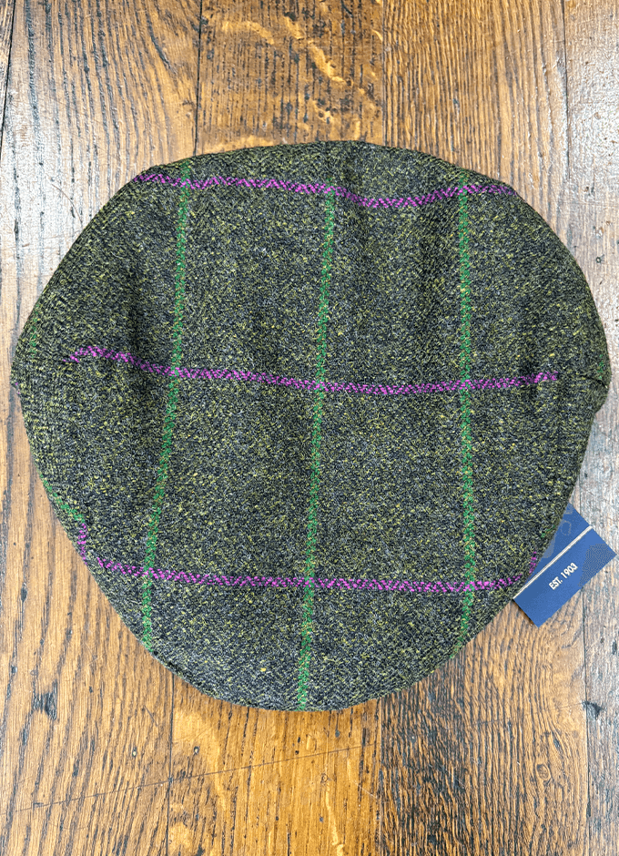 Waterproof Cap | Green/Magenta  Overcheck