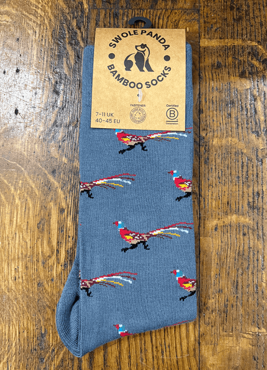 Swole Panda | Pheasant Grey Socks