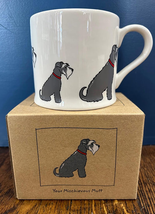 Sweet William | Dog Mug | Grey Schnauzer