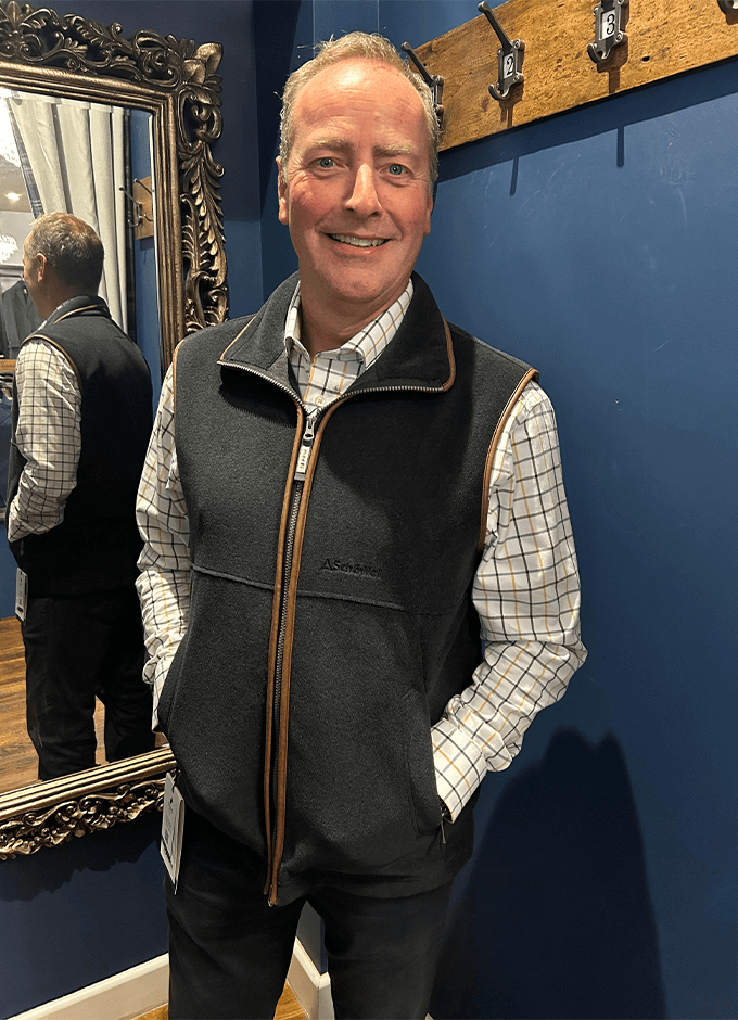 Oakham Fleece Gilet | Gunmetal Grey