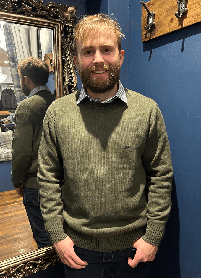 Rodd & Gunn | Gunn Crew Knit | Lodden