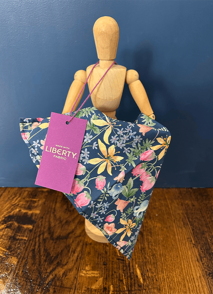 Pocket Square | Hakuba | Made with Liberty Fabric