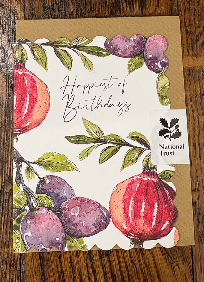 Happiest of Birthdays | White | National Trust | Card