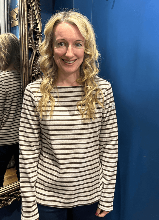Harbour Boat Neck Breton Top | Neutral
