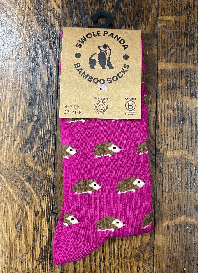 Swole Panda | Hedgehog Bamboo Socks