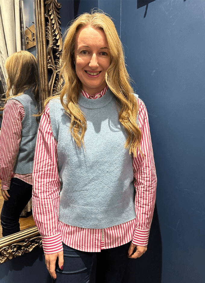 Holly Tank | Light Blue