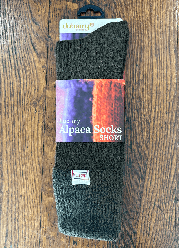 Holycross Ladies Alpaca Socks | Olive