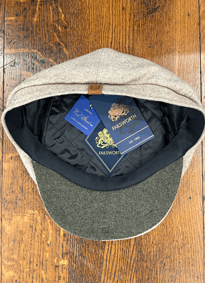 Hudson Melton Flat Cap | Stone