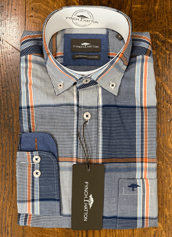 Check Shirt | Ink Blue