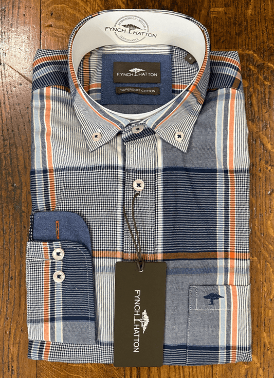 Check Shirt | Ink Blue