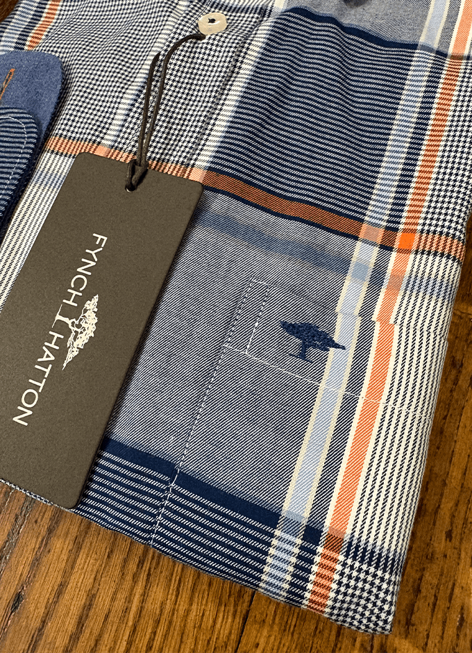 Check Shirt | Ink Blue