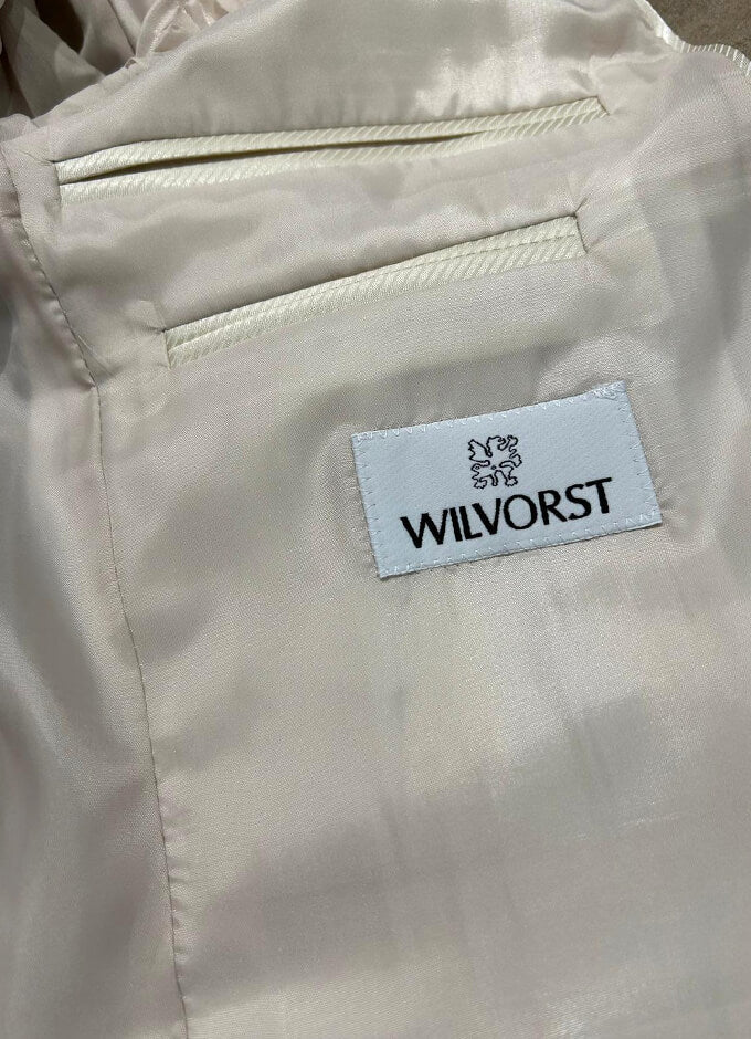 Wilvorst | Pure Wool Jacket | Cream