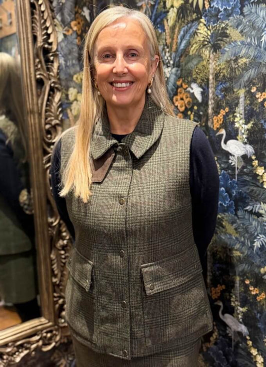 Joyce Wool Gilet | Olive
