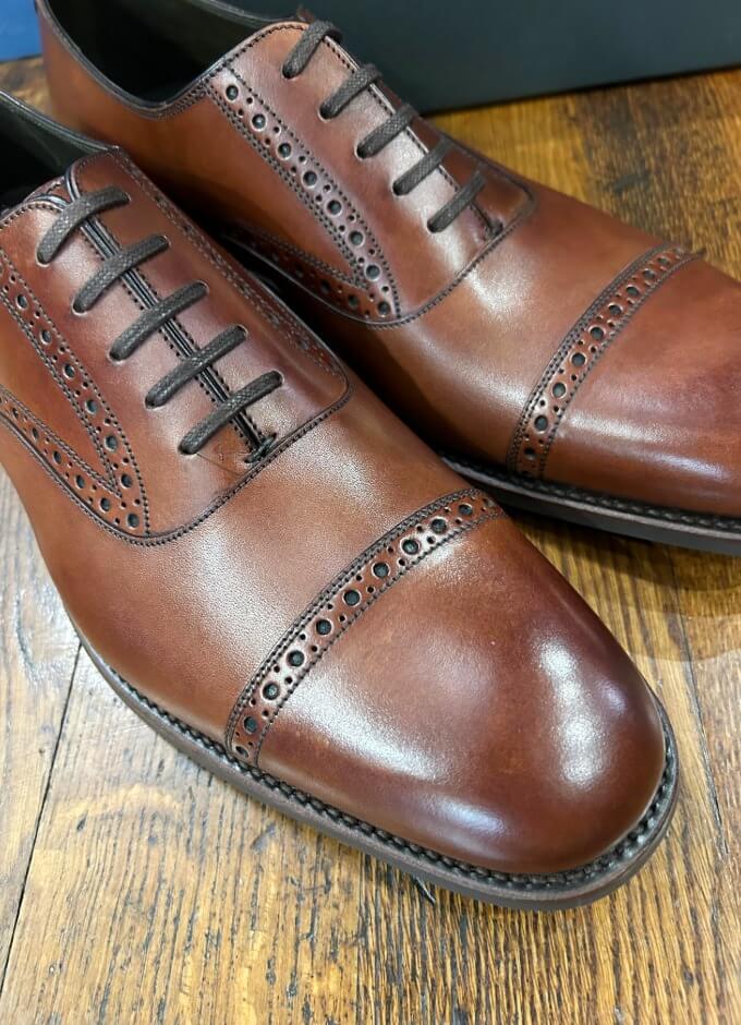 Keller | Brogue | Cedar Calf Leather