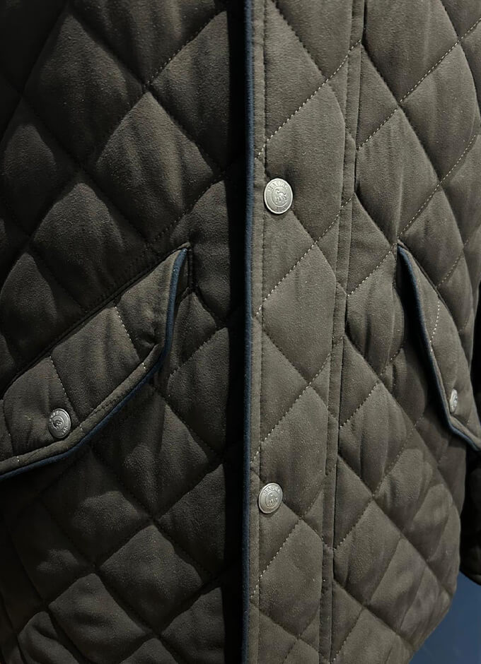 Kells Quilted Coat | Brown